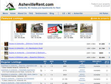 Tablet Screenshot of new.ashevillerent.com